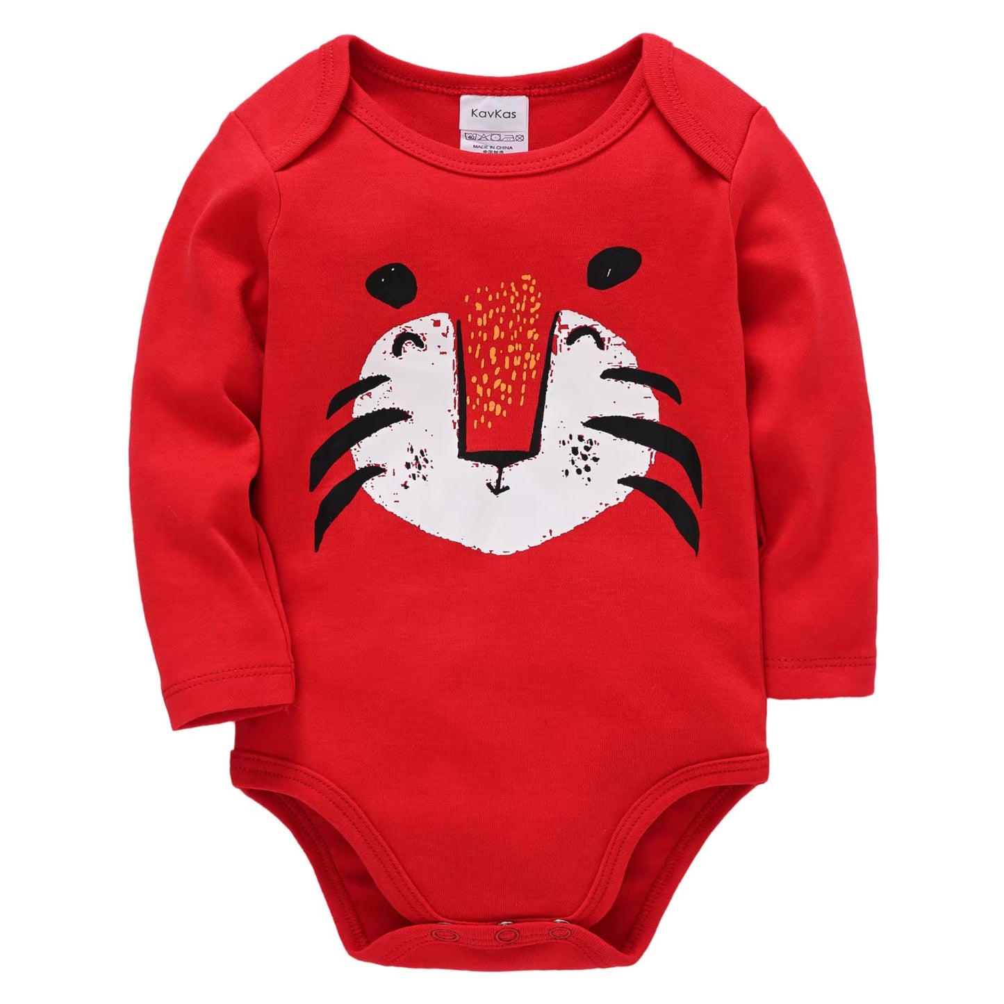 Adorable 100% Cotton Cartoon Bodysuit for Newborn Boys - Perfect Family Outfit for 0-12 Months!