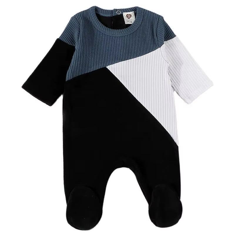 Baby Romper Pyjamas Kids Clothes Long Sleeves Children Clothing Velour and Rib Baby Overalls Boy and Girl Clothes Footies Romper