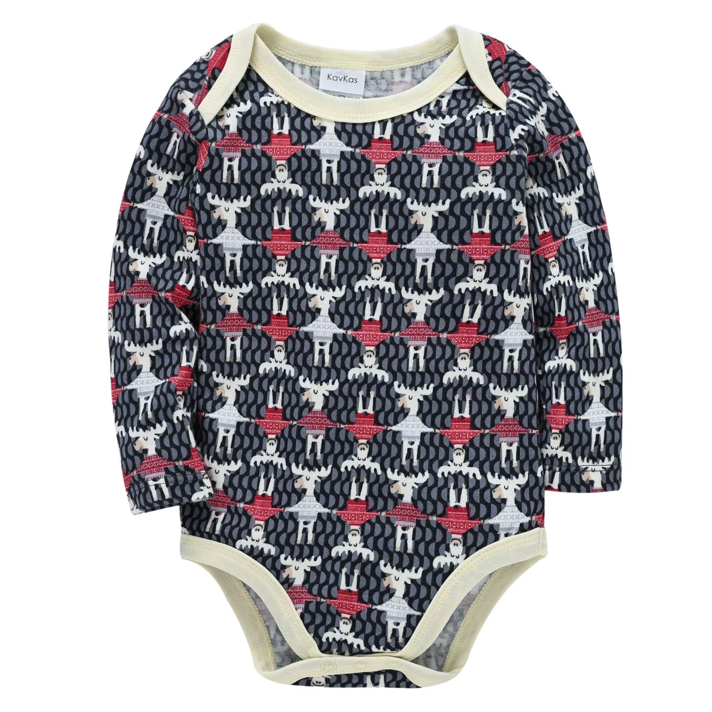 Adorable 100% Cotton Cartoon Bodysuit for Newborn Boys - Perfect Family Outfit for 0-12 Months!