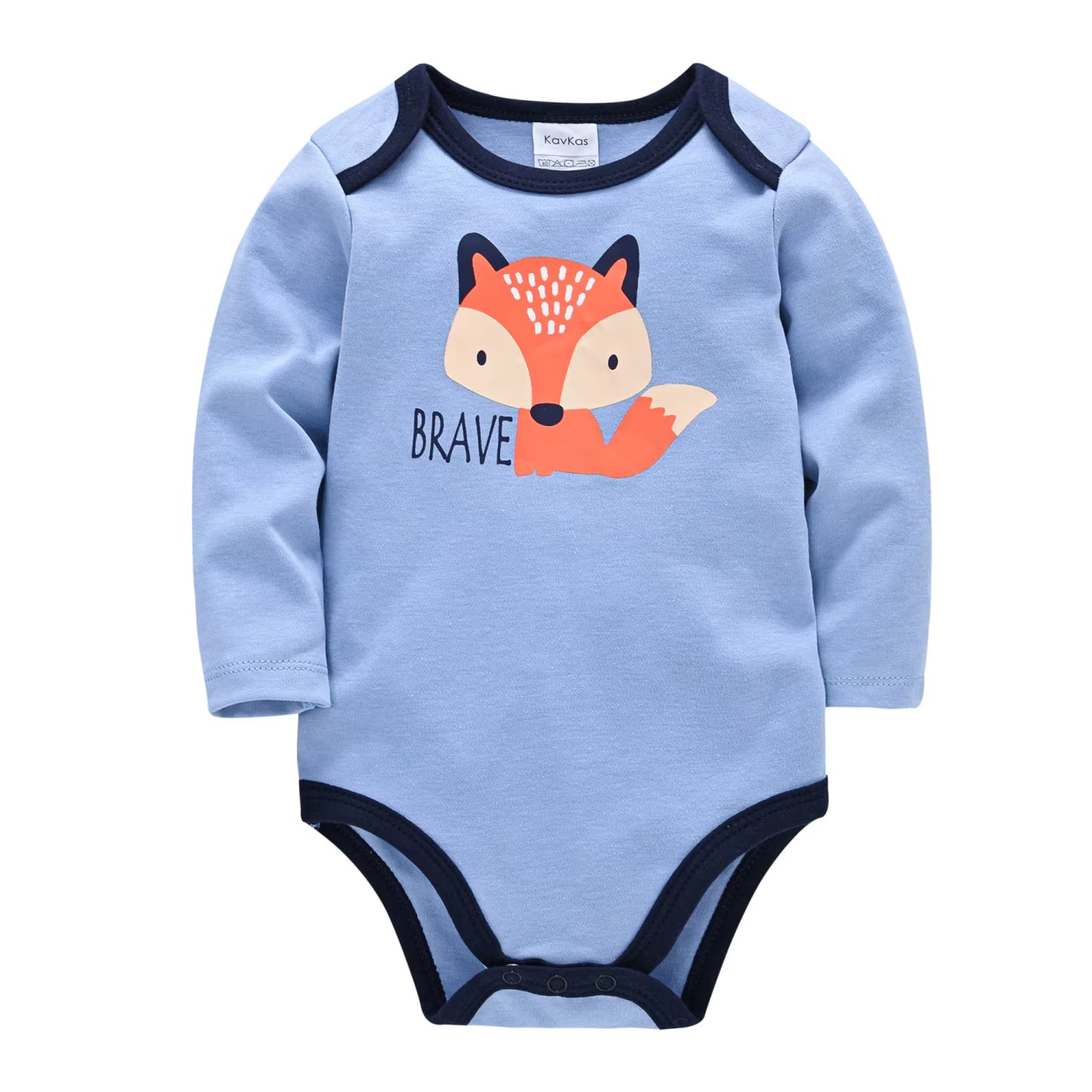 Adorable 100% Cotton Cartoon Bodysuit for Newborn Boys - Perfect Family Outfit for 0-12 Months!