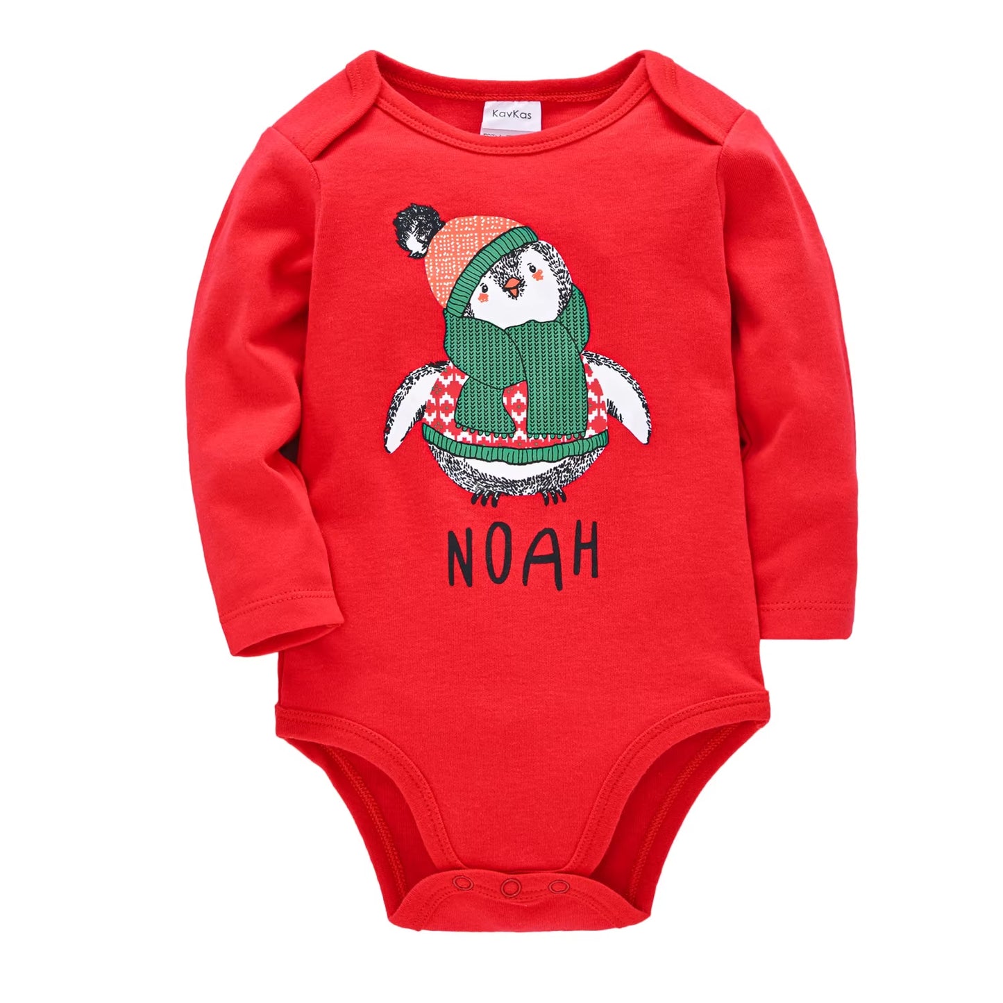 Adorable 100% Cotton Cartoon Bodysuit for Newborn Boys - Perfect Family Outfit for 0-12 Months!