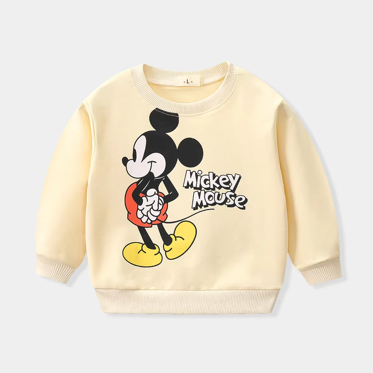 Adorable Disney Mickey Tracksuit for Kids - Stylish Long Sleeve Hoodie & Pants Set for Boys and Girls